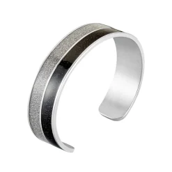 Bracelet Jonc Marie-adelaide Acier Blanc