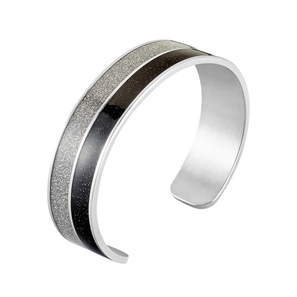 Bracelet Jonc Marie-adelaide Acier Blanc