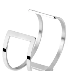 IMAGINE Bracelets Acier Inoxydable|Bracelets Joncs > Bracelet Jonc Merylie Acier Blanc Pierre De Synthese