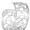 Bracelet Jonc Meyline Acier Blanc Strass