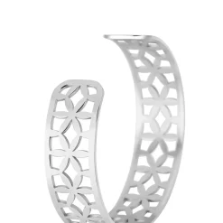 IMAGINE Bracelets Acier Inoxydable|Bracelets Joncs > Bracelet Jonc Milda Acier Blanc