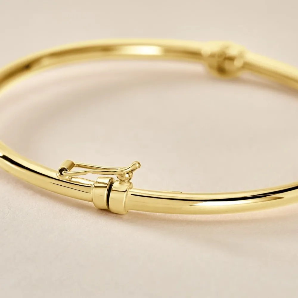 Marc Orian Bracelets Or|Bracelets Joncs > Bracelet Jonc Or Jaune Cynthia
