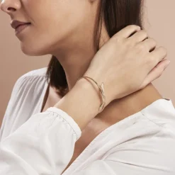 Bracelet Jonc Wandala Plaqué Or Jaune
