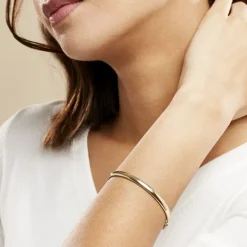 Marc Orian Bracelets Or|Bracelets Joncs > Bracelet Jonc Yuriy Fil Flexible Or Jaune