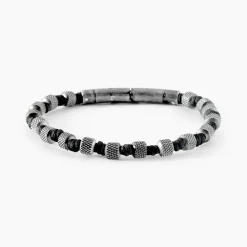 Bracelet Jourdan Acier Noir
