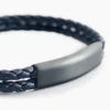 JOURDAN Bracelets Cuir|Bracelets Homme > Bracelet Come Cuir Bleu