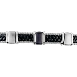 JOURDAN Bracelets Homme|Bracelets Acier Inoxydable > Bracelet Cook Acier Bicolore