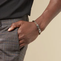 JOURDAN Bracelets Homme|Bracelets Acier Inoxydable > Bracelet Corelieae Acier Bicolore