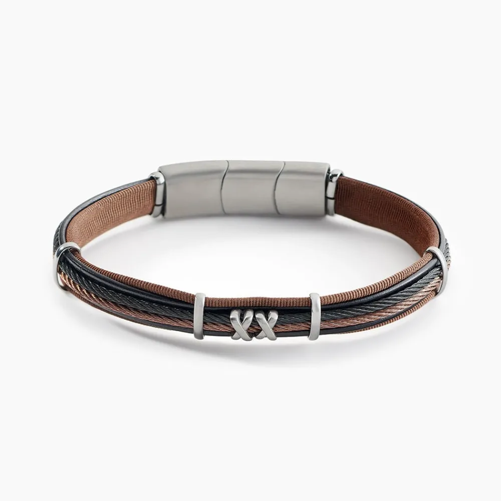 JOURDAN Bracelets Cuir|Bracelets Homme > Bracelet Daividh Cuir