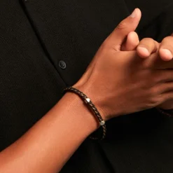 JOURDAN Bracelets Cuir|Bracelets Homme > Bracelet Dermot Cuir