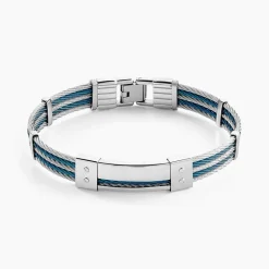 JOURDAN Bracelets Homme|Bracelets Acier Inoxydable > Bracelet Herens Acier Blanc