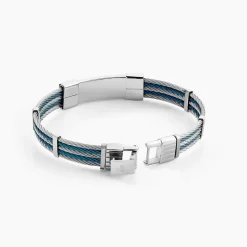 JOURDAN Bracelets Homme|Bracelets Acier Inoxydable > Bracelet Herens Acier Blanc