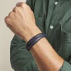 JOURDAN Bracelets Cuir|Bracelets Homme > Bracelet Homme Byron Acier Argente