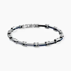 JOURDAN Bracelets Homme|Bracelets Acier Inoxydable > Bracelet Iain Acier Argenté