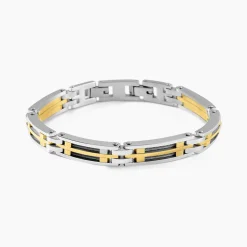 Bracelet Jourdan Priam Acier Bicolore