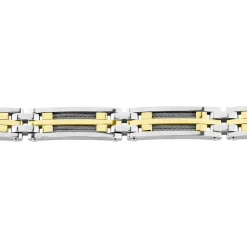 Bracelet Jourdan Priam Acier Bicolore