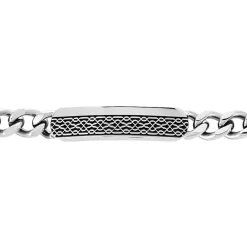 Marc Orian Bracelets Homme|Bracelets Acier Inoxydable > Bracelet Kaapo Acier Blanc