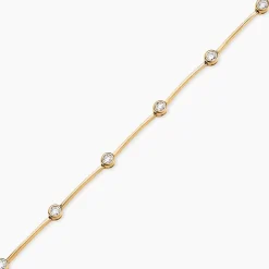 Bracelet Kaelig Plaqué Or Jaune Oxyde De Zirconium
