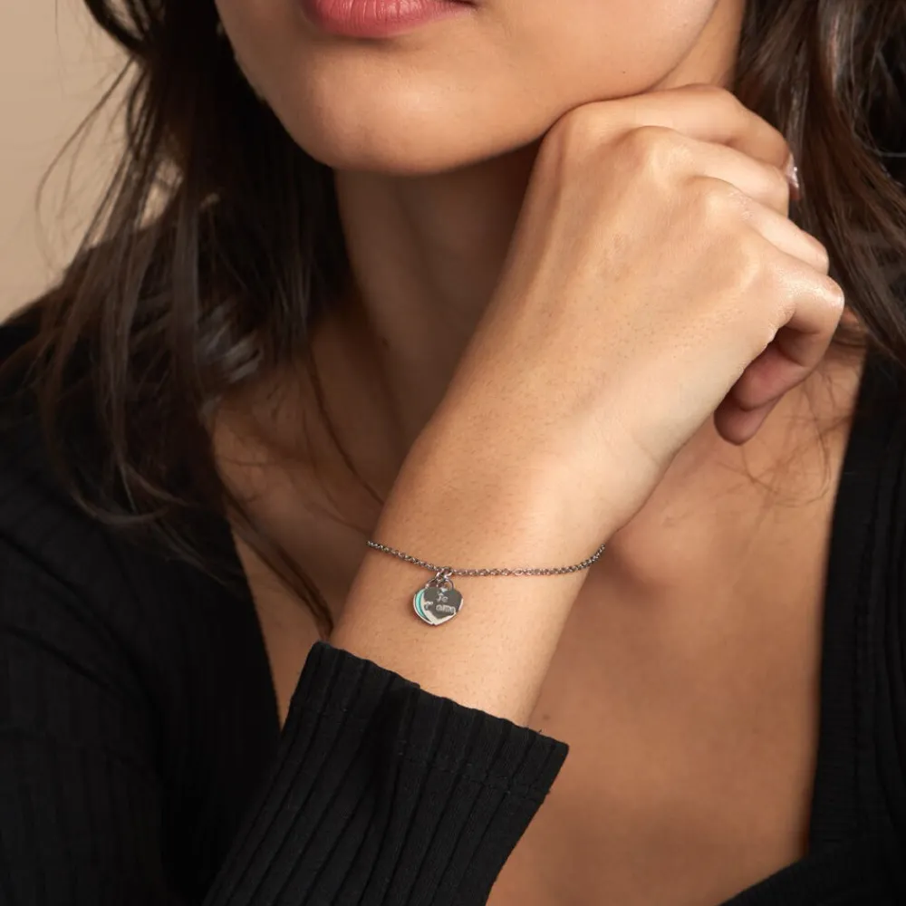 Marc Orian Bracelets Chaînes|Bracelets > Bracelet Kalliopea Argent Blanc