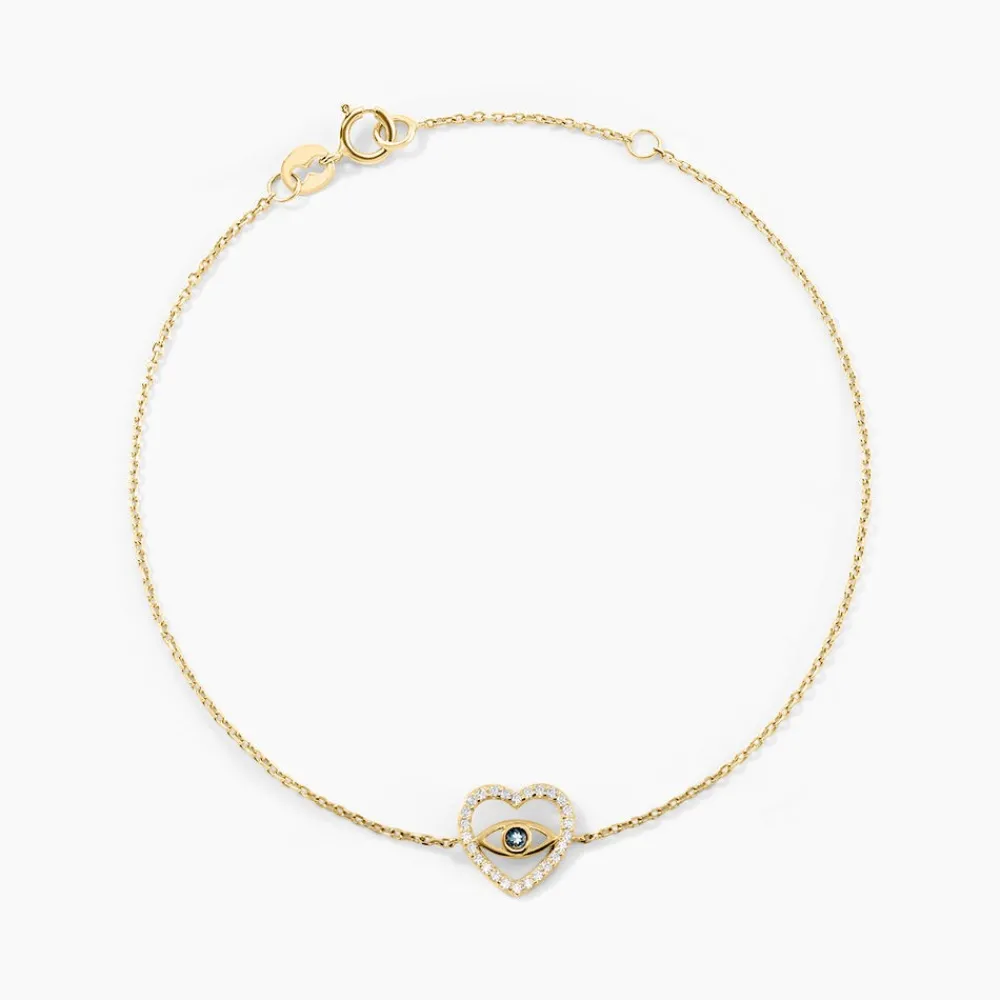 Marc Orian Bracelets Or|Anniversaire De Mariage > Bracelet Katriona Or Jaune Topaze Oxyde De Zirconium
