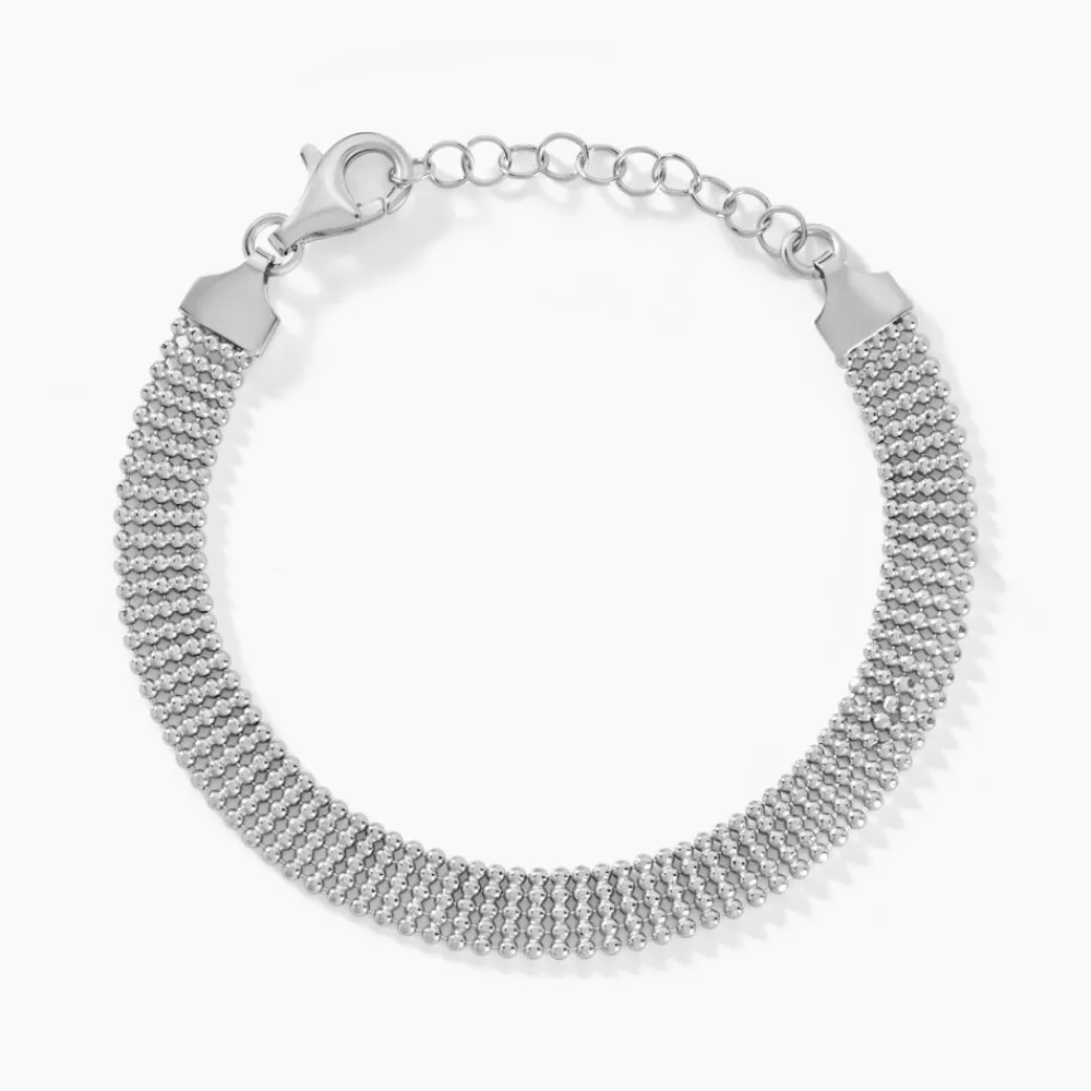 Marc Orian Bracelets|Bijoux Fantaisie > Bracelet Kelline Argent Blanc
