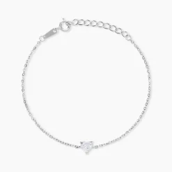 Bracelet Kelvyn Argent Blanc Oxyde De Zirconium