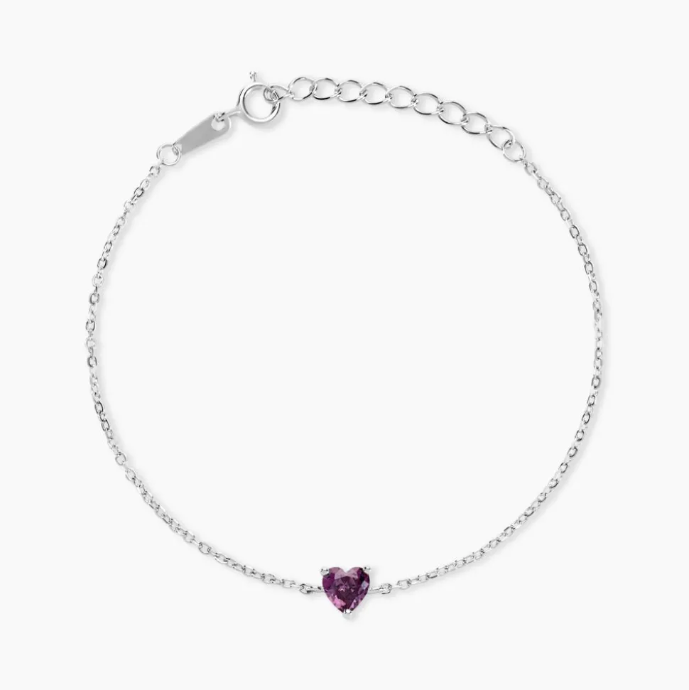 Bracelet Kelvyn Argent Blanc Oxyde De Zirconium
