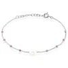 Bracelet Kerri Argent Blanc Perle De Culture Améthyste