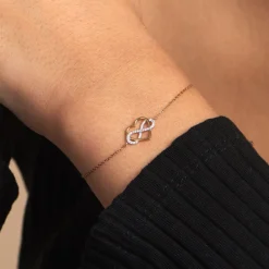 Marc Orian Bracelets Or|Bijoux Zirconium > Bracelet Lachina Or Bicolore Oxyde De Zirconium