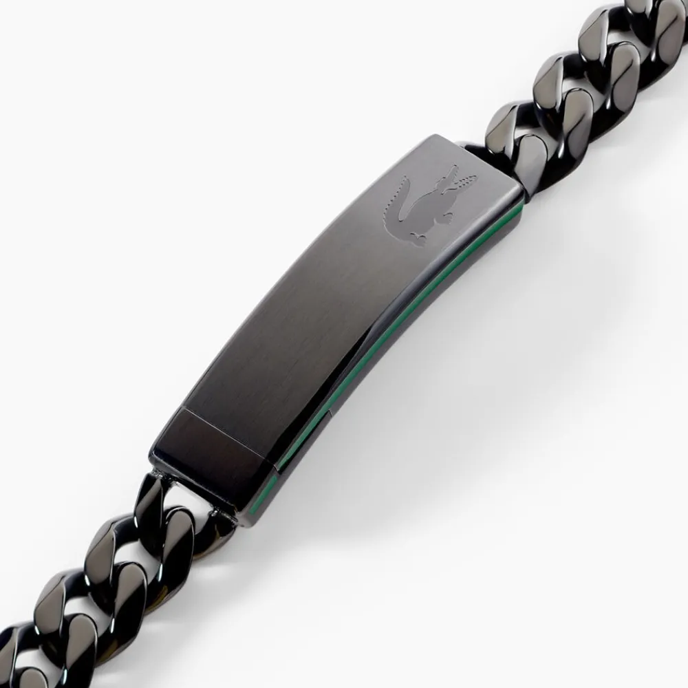 LACOSTE BIJOUX Bracelets Homme|Bracelets Acier Inoxydable > Bracelet Lacoste Baseline Acier Noir