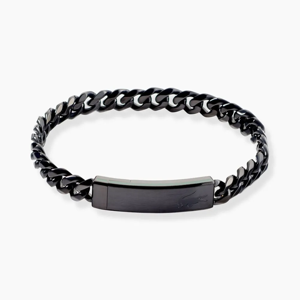 LACOSTE BIJOUX Bracelets Homme|Bracelets Acier Inoxydable > Bracelet Lacoste Baseline Acier Noir