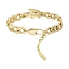 LACOSTE BIJOUX Bracelets Homme|Bracelets Acier Inoxydable > Bracelet Lacoste Crocodile Acier Jaune
