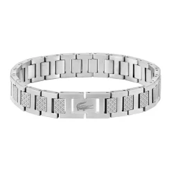 Bracelet Lacoste Metropole Acier Blanc