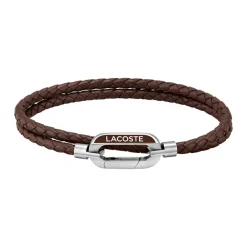 LACOSTE BIJOUX Bracelets Cuir|Bracelets Homme > Bracelet Lacoste Starboard acier blanc