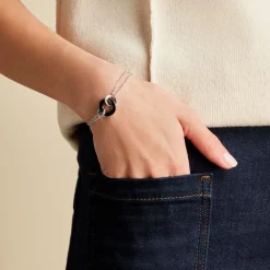 Marc Orian Bracelets|Idées Cadeaux Femme > Bracelet Lola Cera Argent Blanc Céramique Et Oxyde De Zirconium