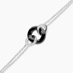 Marc Orian Bracelets|Idées Cadeaux Femme > Bracelet Lola Cera Argent Blanc Céramique Et Oxyde De Zirconium