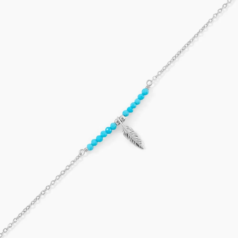 Marc Orian Bracelets|Idées Cadeaux Femme > Bracelet Lottie Argent Blanc Turquoise