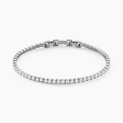 Marc Orian Bracelets|Idées Cadeaux Femme > Bracelet Lou-anne Argent Blanc Oxyde De Zirconium Blanc