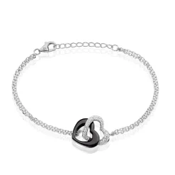 Marc Orian Bracelets|Idées Cadeaux Femme > Bracelet Lovea Argent Blanc Céramique Et Oxyde De Zirconium