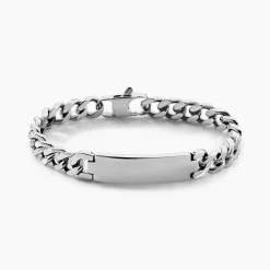 Marc Orian Bracelets Homme|Bracelets Acier Inoxydable > Bracelet Ludo Acier Blanc