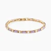 Bracelet Luteciaae Plaqué Or Jaune Oxyde De Zirconium
