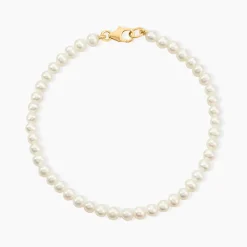 Bracelet Macy Or Jaune Perle De Culture