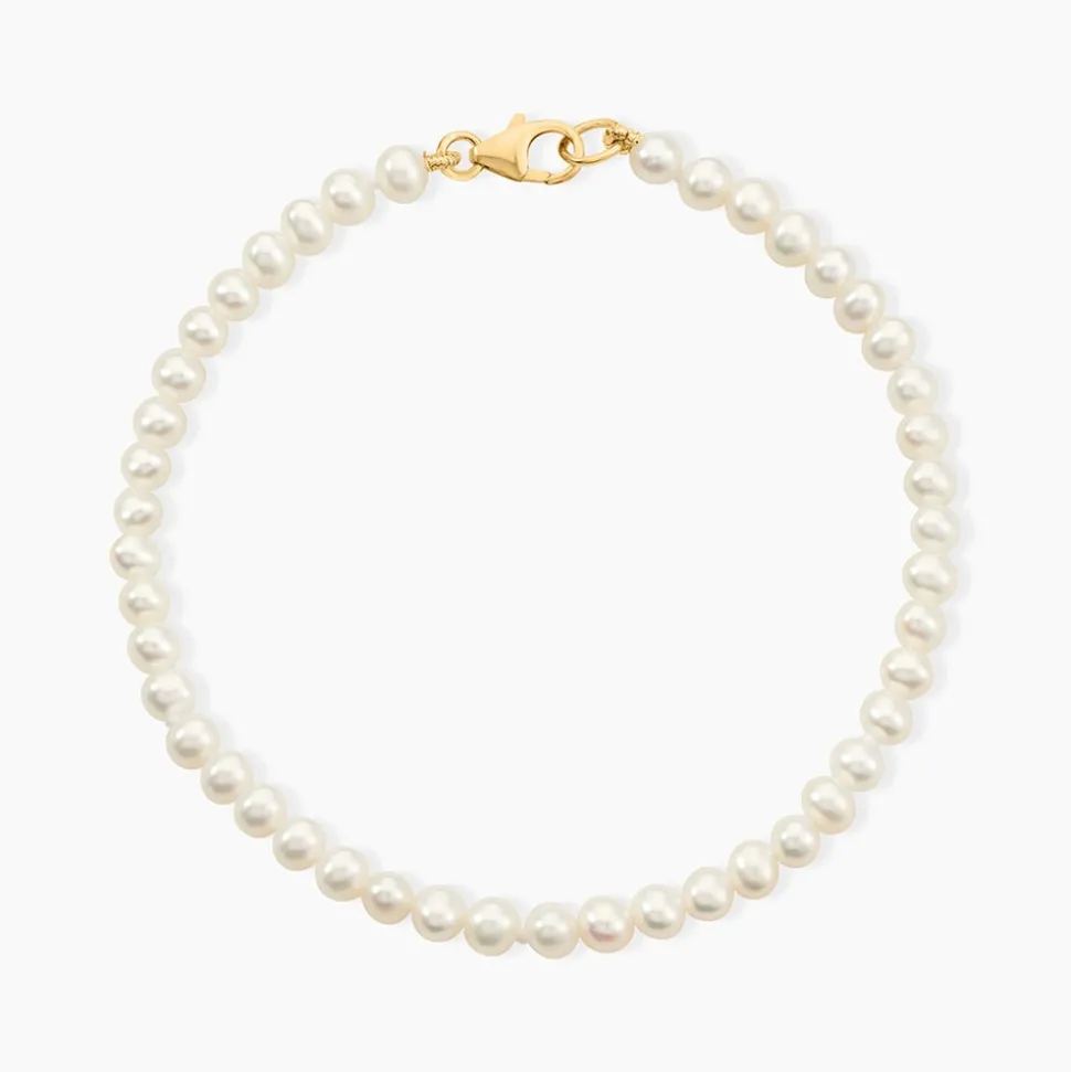 Bracelet Macy Or Jaune Perle De Culture