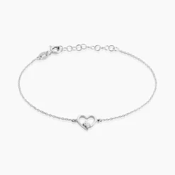 Marc Orian Bijoux Zirconium|Bracelets > Bracelet Mahira Argent Blanc Oxyde De Zirconium