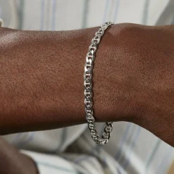 Marc Orian Bracelets Mailles|Bracelets Homme > Bracelet Maille Argent Piato