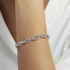 Marc Orian Bracelets|Idées Cadeaux Femme > Bracelet Maille Camiorica Argent Blanc
