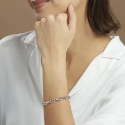 Marc Orian Bracelets|Idées Cadeaux Femme > Bracelet Maille Camiorica Argent Blanc