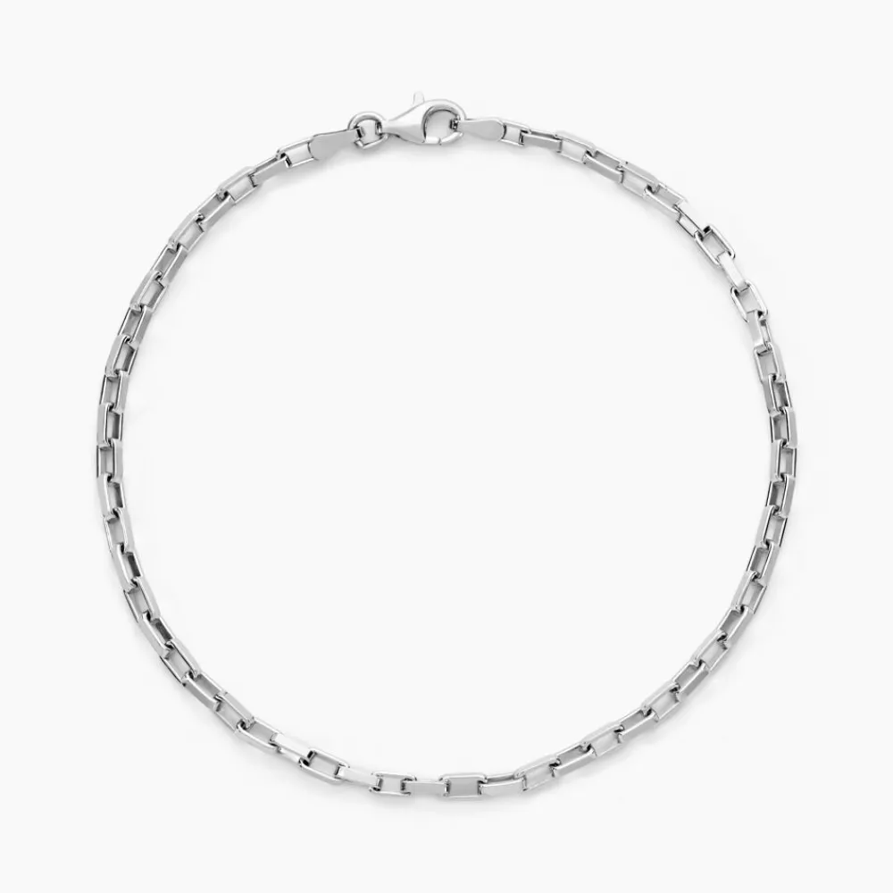 Marc Orian Bracelets Mailles|Bracelets Homme > Bracelet Maille Donte Argent Blanc