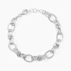 Marc Orian Bracelets|Idées Cadeaux Femme > Bracelet Maillons Argent Blanc