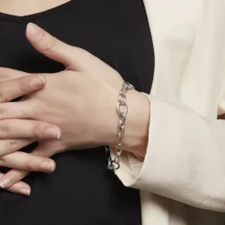 Marc Orian Bracelets|Idées Cadeaux Femme > Bracelet Maillons Argent Blanc